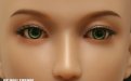 Grüne Augen und Hautton Brown - Doll Sweet Emily Kopf