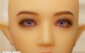 Purpurfarbene Augen, Samantha-Kopf, Hautton Yellow